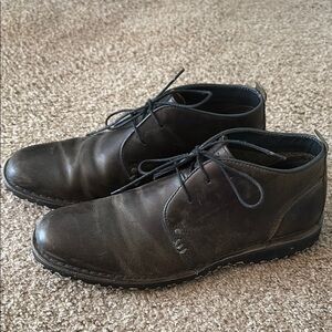 Crevo Black Chukka Boots Versatile Leather Style